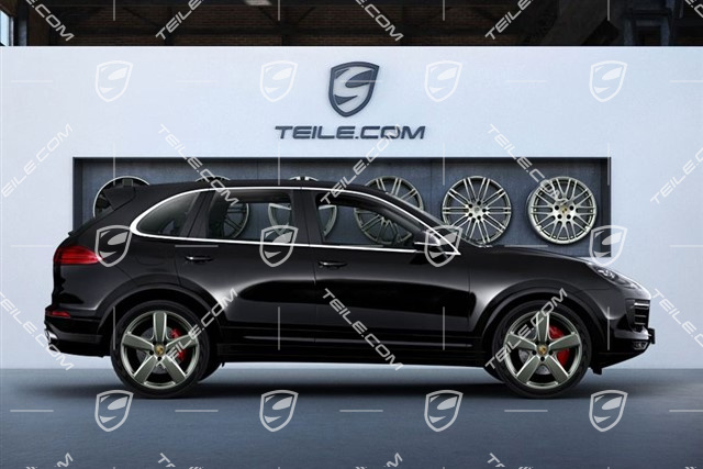 21" Sport Classic summer wheels set, rims 10J x 21 ET50 + NEW summer tyres 295/35 R21, Platinum