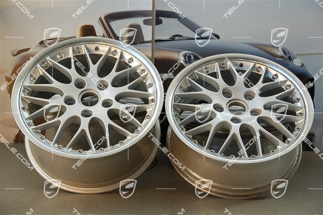 18-inch Sport Classic II wheel set (2-piece), 7,5J x 18 ET50 + 9J x 18 ET52 18-inch Sport Classic II wheel set (2-piece), 7,5J x 18 ET50 + 9J x 18 ET52