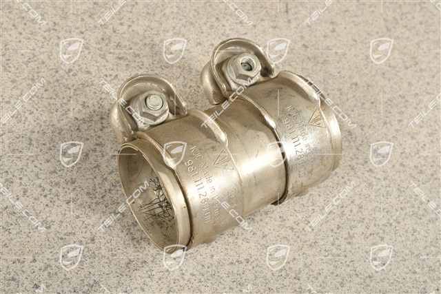 Main exhaust muffler clamping sleeve / clamp / fitting