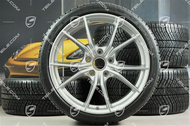 20-inch winter wheels set Carrera S  (IV), rims 8,5J x 20 ET49 + 11J x 20 ET56 + Michelin Pilot Alpin PA4 N1 winter tyres 245/35 R20 + 295/30 R20