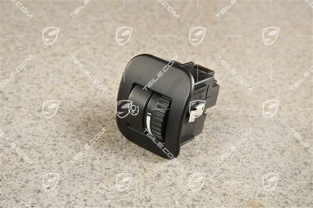 Potentiometer / Regler Potentiometer Dimmen der Beleuchtung beim Kombiinstrument, Schwarzmatt