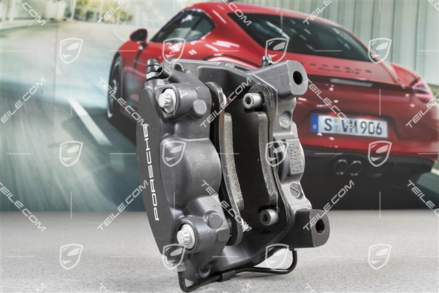 Fixed caliper, rear axle, Black, L