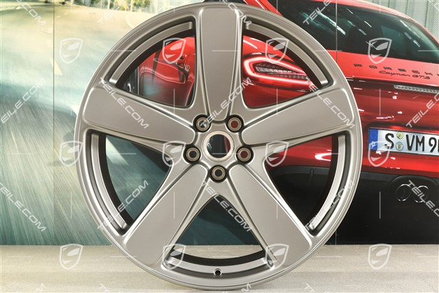 21" "Sport Classic" wheel rim, platinum silk matt, 9J x 21 ET26