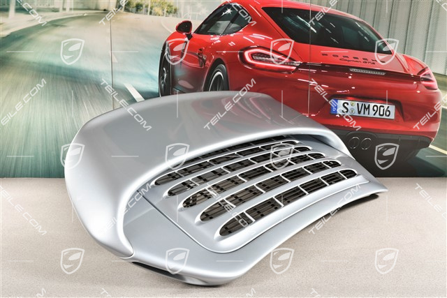 Heckspoiler Turbo S, inkl. hintere Haube (Motordeckel), komplett mit beide Gitter und alle Kleinteile