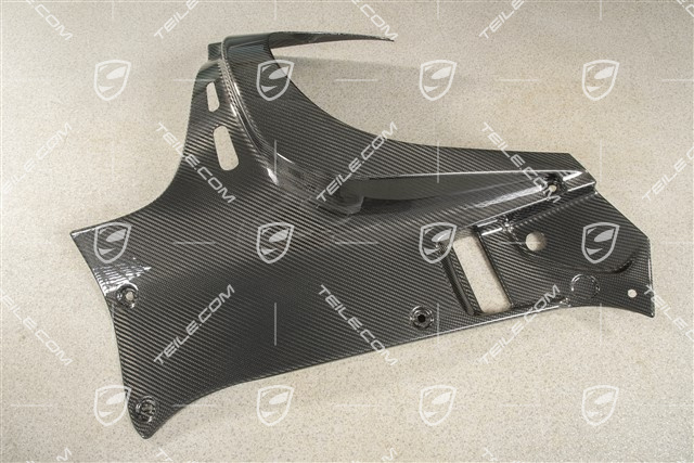 Abdeckung, Radhausschale, Carbon-glänzend/Schwarz, L