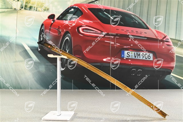 Cabrio, szyna prowadząca szyby drzwi, czarna, L