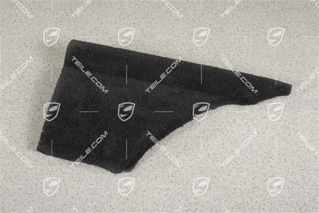Centre console, Lateral cover, Black, R