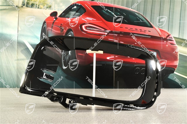 Cover trim, front bumper air inlet, Sport Design, Black, L