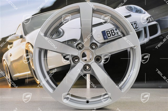 18-inch wheel rim set Macan, 8J x 18 ET21 + 9J x 18 ET21