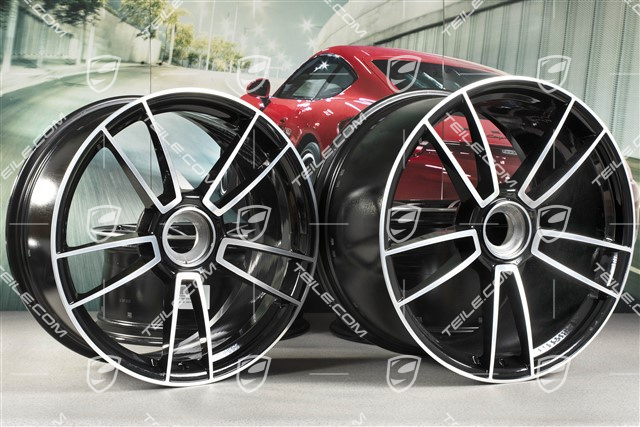 20+21-inch wheel rim set Turbo Sport 4, rims: front 9J x 20 ET41 + rear 11,J x 21 ET67