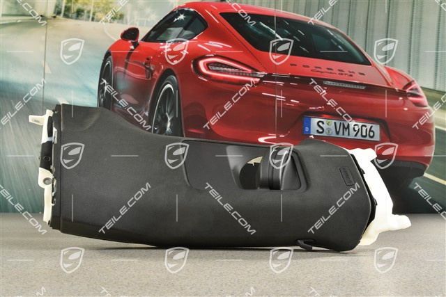 Tapicerka słupka-B, Alcantara Race Tex, Czarna, R