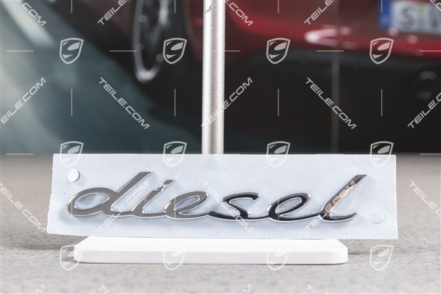 Schriftzug "Diesel", Chrom, seitlich / Kotflügel, R