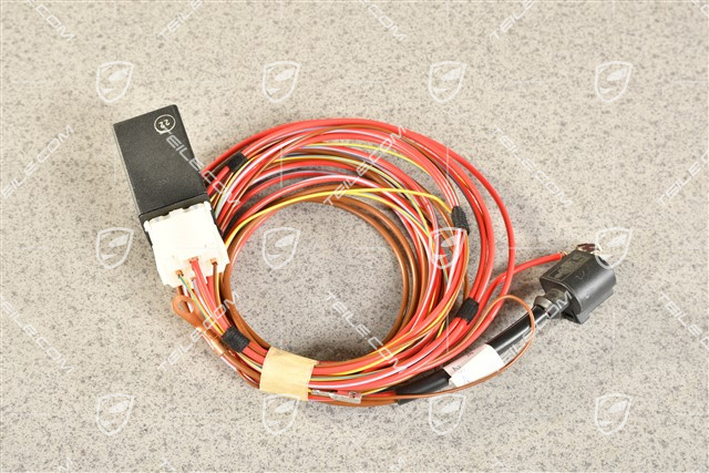 Electrical wiring harness with relay, Headlight washer system