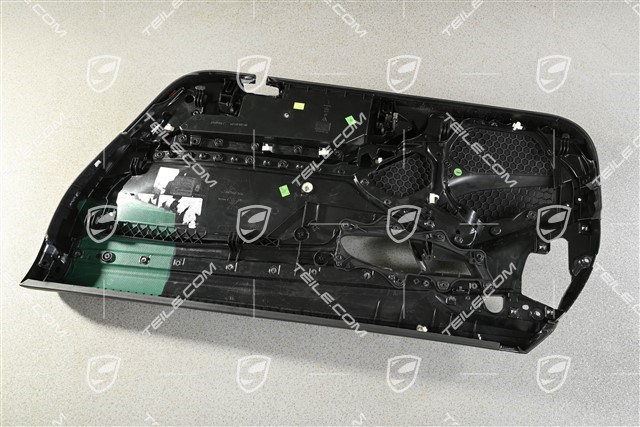 Türverkleidung mit Zierleiste galvanisiert, Leder Schwarz, Bose, L