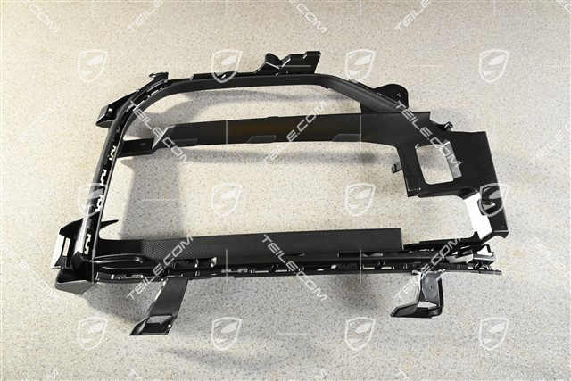 Sport Design, Front bumper, side ventilation grille, Black matte, L