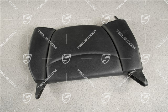 Back seat backrest, rear, leatherette, black, cabrio, R