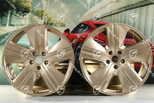 22" Macan Exclusive Design Felgensatz, 9J x 22 ET29 + 11J x 22 ET47, neodyme