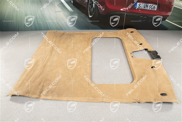 Dachverkleidung, coupé mit Schiebedach, Alcantara, Sandbeige