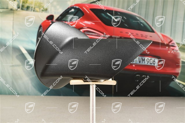 Aussenspiegel, Spiegelfuss, Abdeckkappe, Satinschwarz, RHD, R