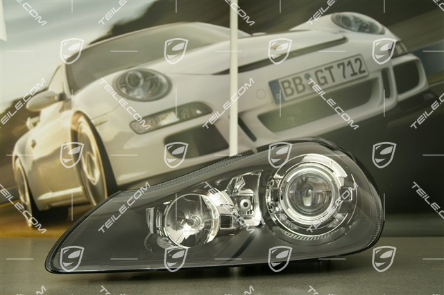 Xenon headlight, black, Facelift, without control unit and xenon bulb, L Xenon headlight, black, Facelift, without control unit and xenon bulb, L