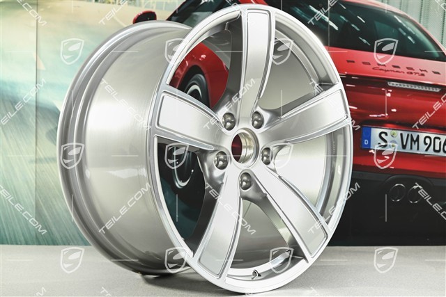 20" Felge Carrera Sport, 10,5J x 20 ET47, Platinsilber Metallic