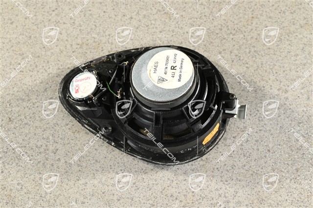 Loudspeaker, Space grey, Front, R