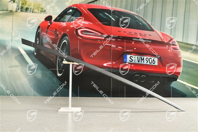 Coupe, Windscreen Water deflector strip, Satin black, L