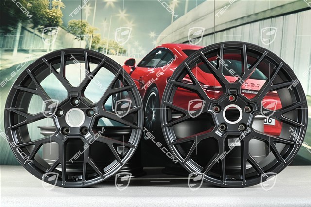 20+21" RS Spyder Felgensatz, 8,5J x20 ET50 + 11,5J x 21 ET79, Antrazitgrau