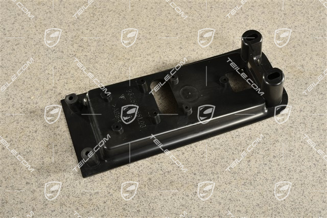 The base of the phone in the center console