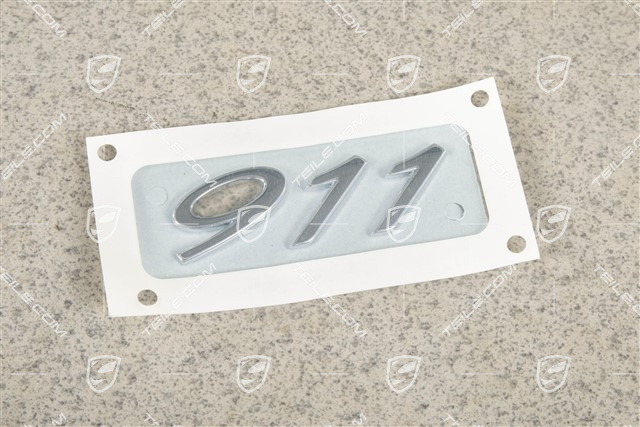 Logo "911", Chromed