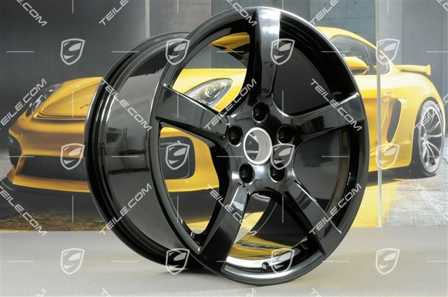 19" Felga Cayman S, 10J x 19 ET45, czarny połysk