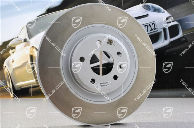 Disc brakes, front, 18-inch 350x34, brake calliper painted Silver, L Disc brakes, front, 18-inch 350x34, brake calliper painted Silver, L