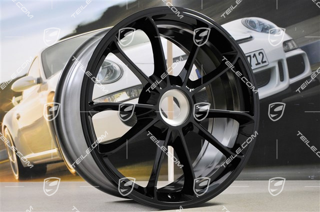 20" Felgensatz GT3, 9J x 20 ET55 + 12J x 20 ET47, in Schwarz (hochglanz)