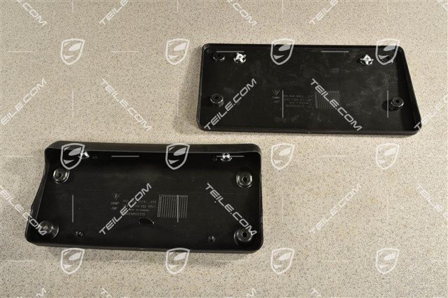 Turbo, Front and rear bumper number / Licence plate support, Japan