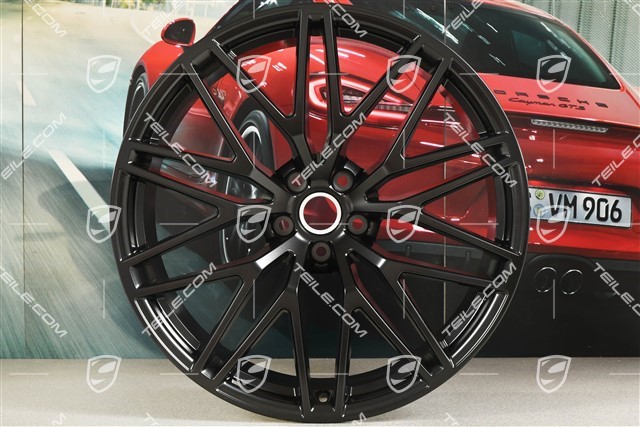 21" Felge RS Spyder Design II, 10J x 21 ET19, schwarz seidenmatt
