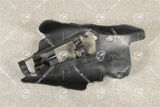 Control arm spoiler / Brake air deflector, R