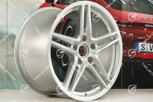 19" Felge Carrera VI, 11,5J x 19 ET76, Brilliantsilber