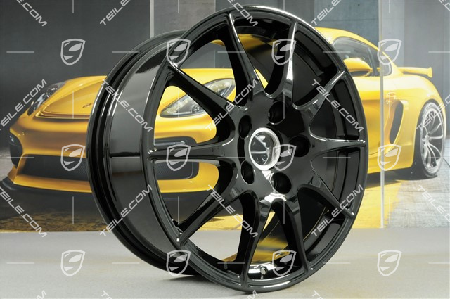 18" Felga Panamera S, 8J x 18 ET59, czarny wysoki połysk