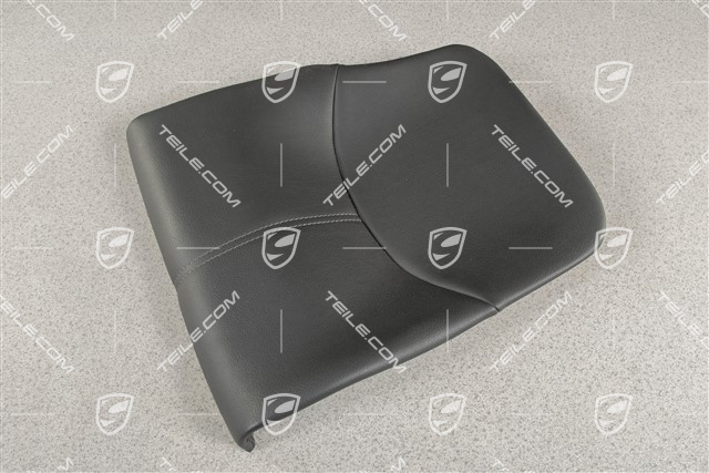 Notsitzkissen, Cabrio, Kunstleder, Schwarz, R