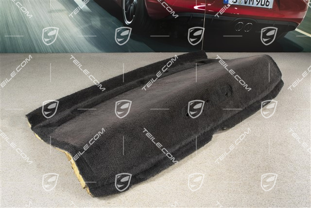 Klebeteppich / Hutablage / Bodenbelag, Schwarz, Coupe, Turbo