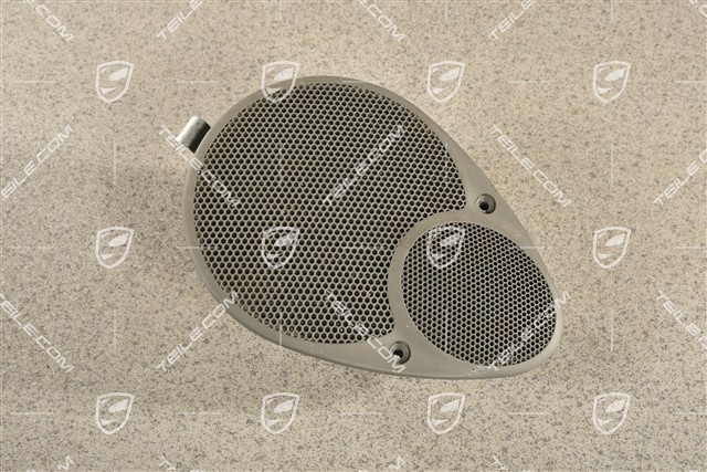 Dashboard trim Loudspeaker, Basic sound system (Harmann analog), Graphite grey, L