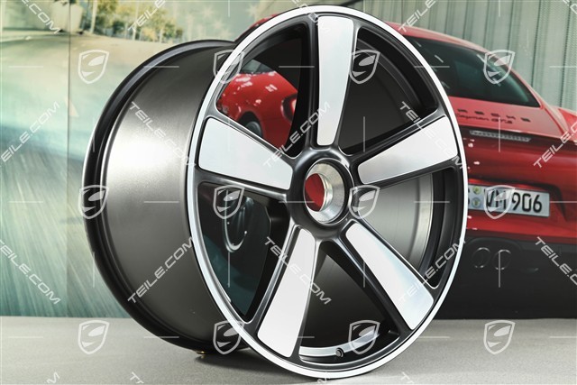 21" Sport Classic wheel rim, 12J x 21 ET63, black satin matt