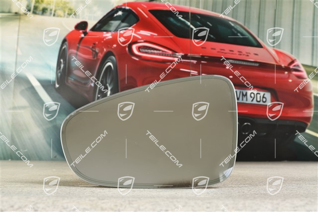 Spiegelglas, Außenspiegel, autom. abblendbarer, konvex, L