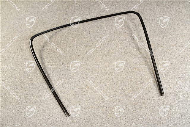 Molding Plastic trim (half) for rear window, Coupe, Black, R