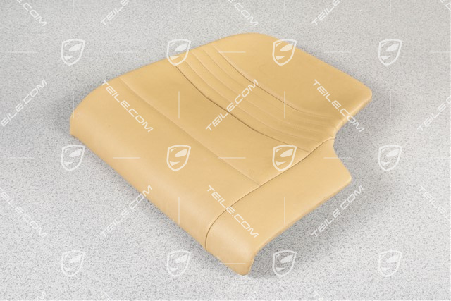 Back seat lower / cushion, Coupe/Targa, leatherette, Savannah beige, L
