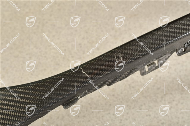 Rear bumper spoiler / lower part trim, Sport Design Carbon, L