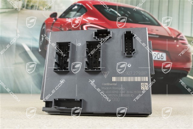 Jednostka sterująca (BCM) układu komfortu i instalacji elektrycznej pojazdu, tył