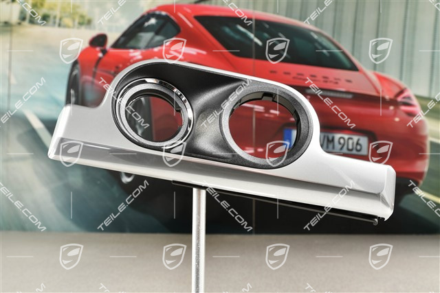 Dashboard trim / moulding, Ignition/Starter switch, Galvano silver