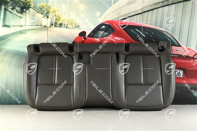 Sitz hinten, Kunstleder/Leder, Achat grau, KPL (beschadigt leder)