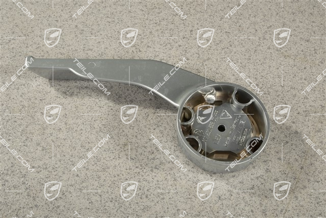 Actuating lever for height adjustment, Galvano silver, R